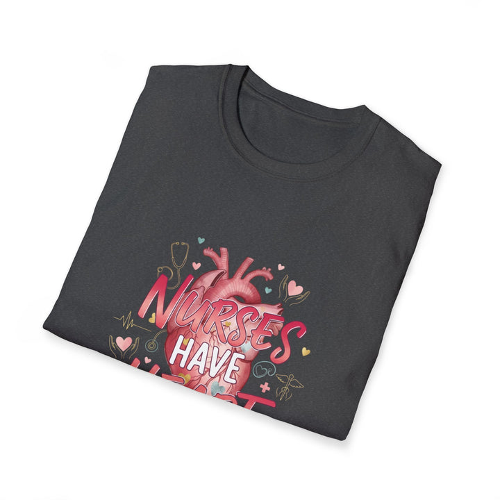 Nurses Have Heart T-Shirt — Cute Anatomical Heart Nursing Tee for Nurses, Gifts & Nurse Appreciation