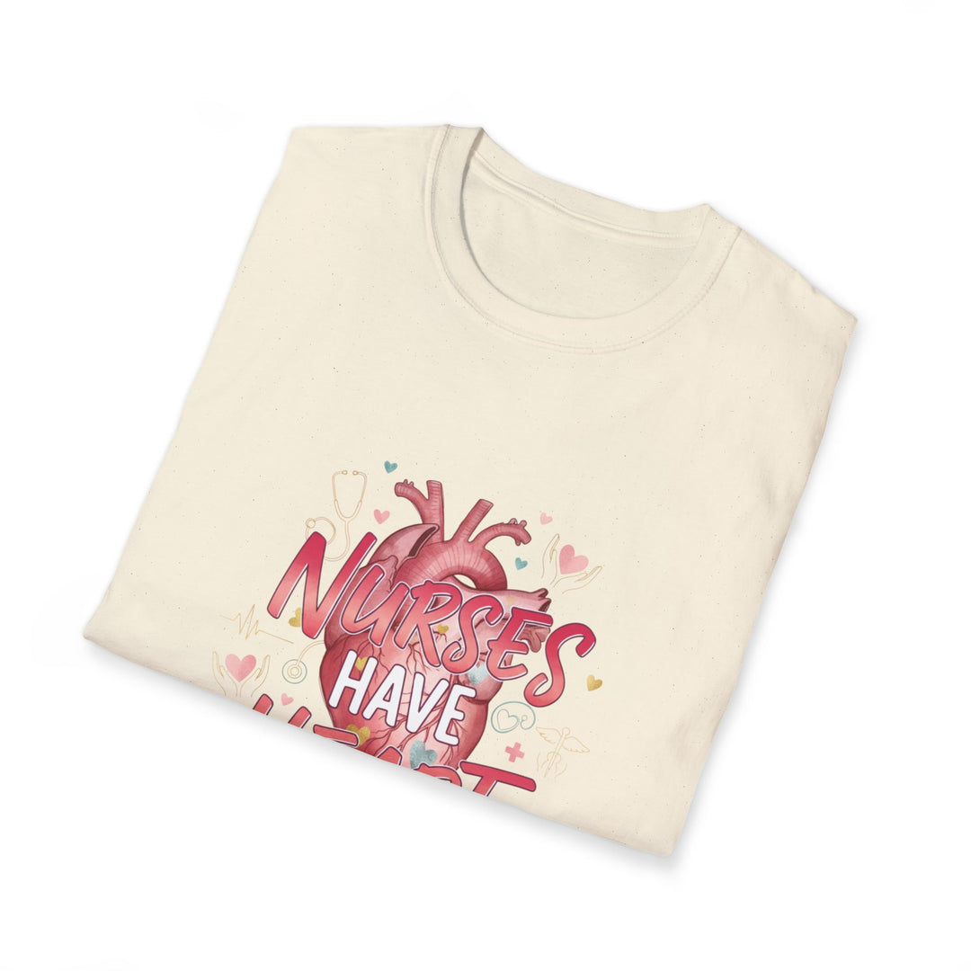 Nurses Have Heart T-Shirt — Cute Anatomical Heart Nursing Tee for Nurses, Gifts & Nurse Appreciation