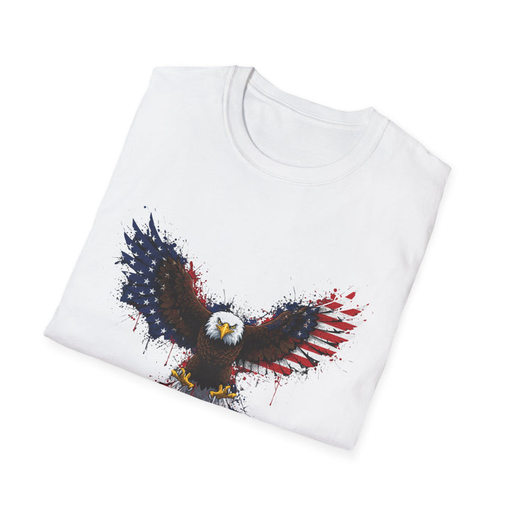 250th Anniversary Patriotic T-Shirt — American Flag Eagle Tee