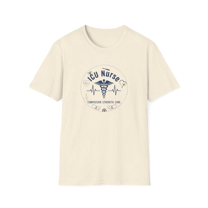 ICU Nurse T-Shirt – Compassion Strength Care Graphic Tee