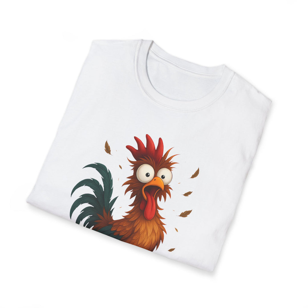 Rooster Graphic Tee – Funny "F-CAW-F" Chicken T-Shirt