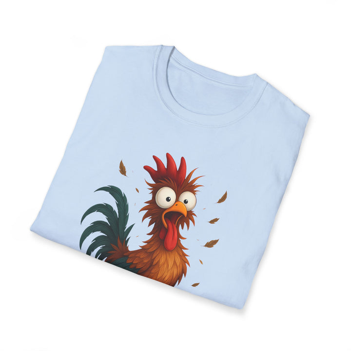 Rooster Graphic Tee – Funny "F-CAW-F" Chicken T-Shirt