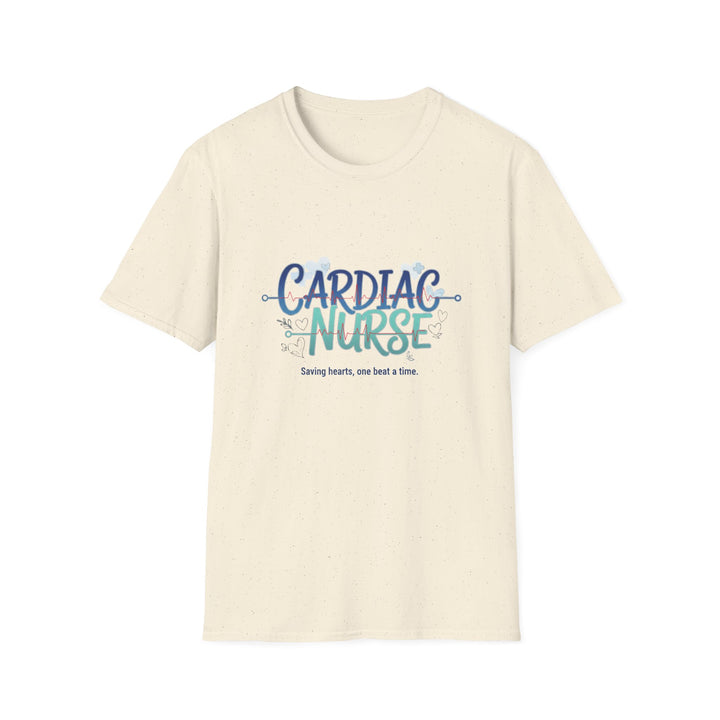 Cardiac Nurse T‑Shirt — "Saving Hearts, One Beat at a Time" Caring Healthcare Tee