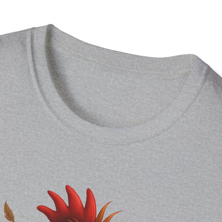 Rooster Graphic Tee – Funny "F-CAW-F" Chicken T-Shirt
