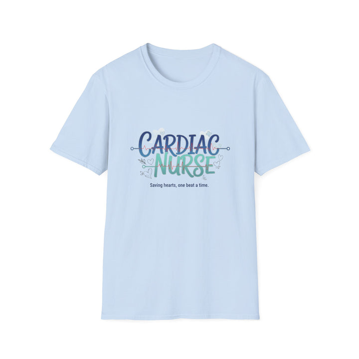 Cardiac Nurse T‑Shirt — "Saving Hearts, One Beat at a Time" Caring Healthcare Tee