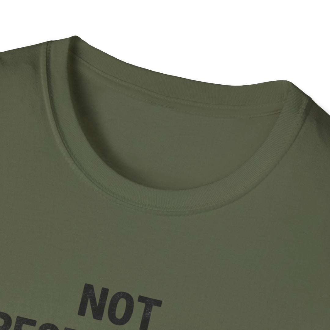 T-Shirt — "Not Responsible for What My Face Does When You Talk" Funny Graphic Tee