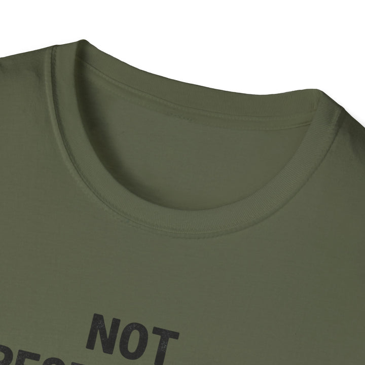 T-Shirt — "Not Responsible for What My Face Does When You Talk" Funny Graphic Tee