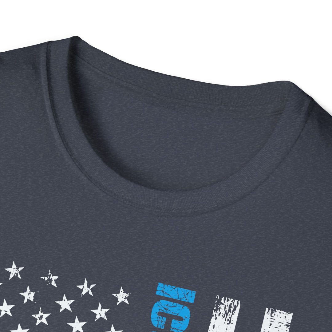 ICU Nurse American Flag T-Shirt — Thin Blue Line EMS Star of Life Tee
