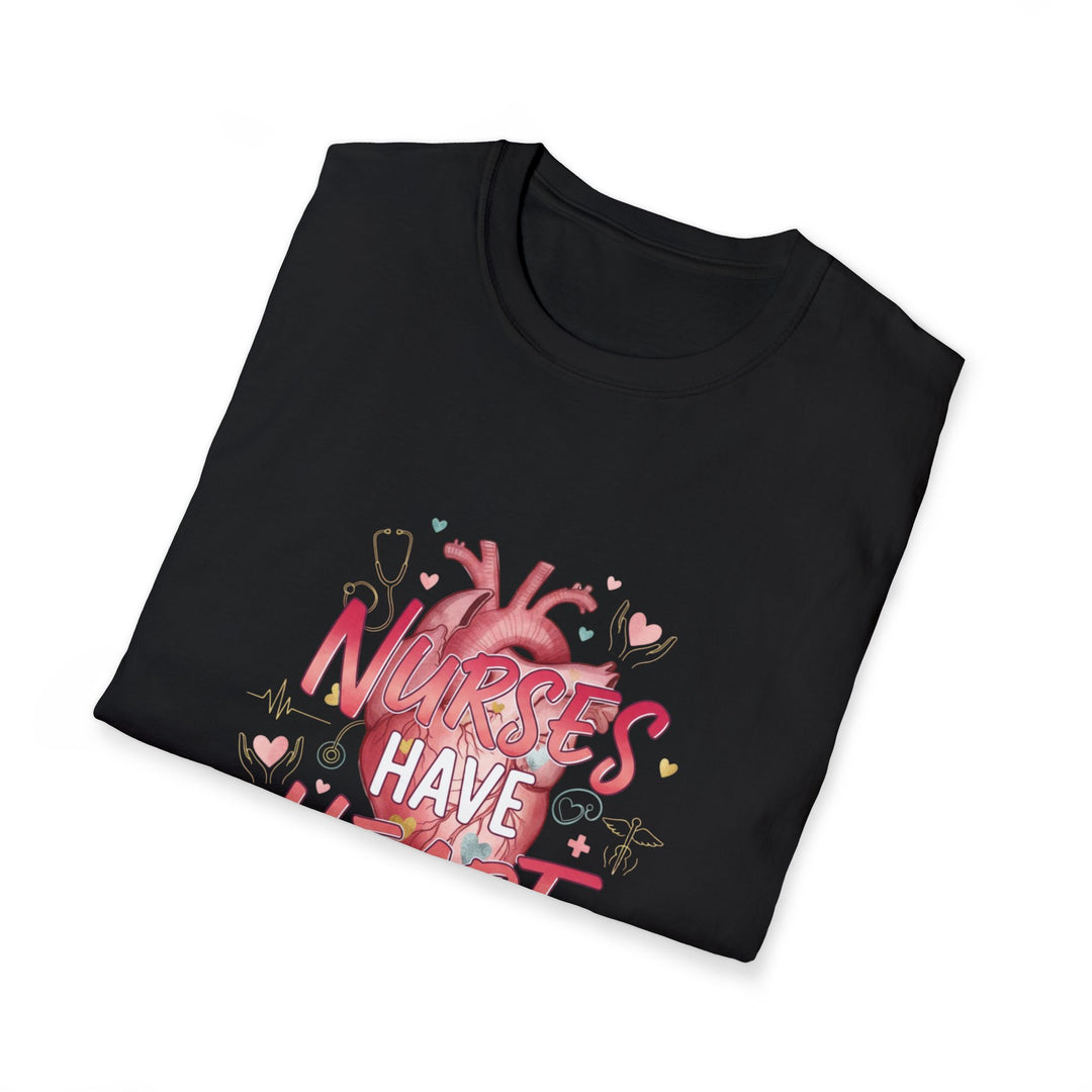 Nurses Have Heart T-Shirt — Cute Anatomical Heart Nursing Tee for Nurses, Gifts & Nurse Appreciation