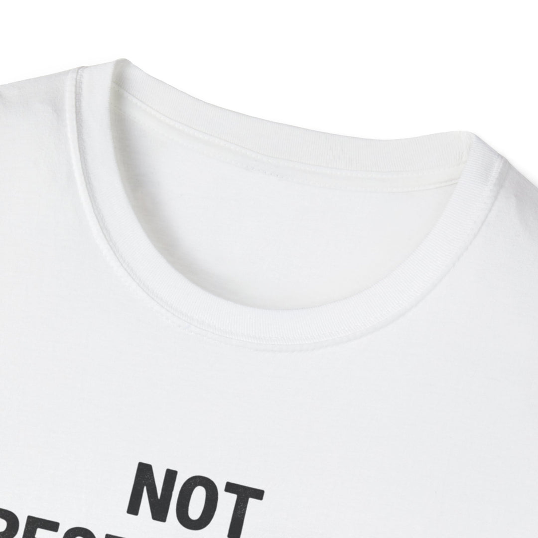 T-Shirt — "Not Responsible for What My Face Does When You Talk" Funny Graphic Tee
