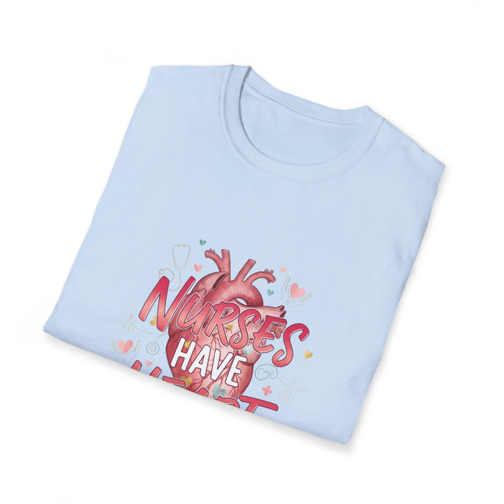 Nurses Have Heart T-Shirt — Cute Anatomical Heart Nursing Tee for Nurses, Gifts & Nurse Appreciation