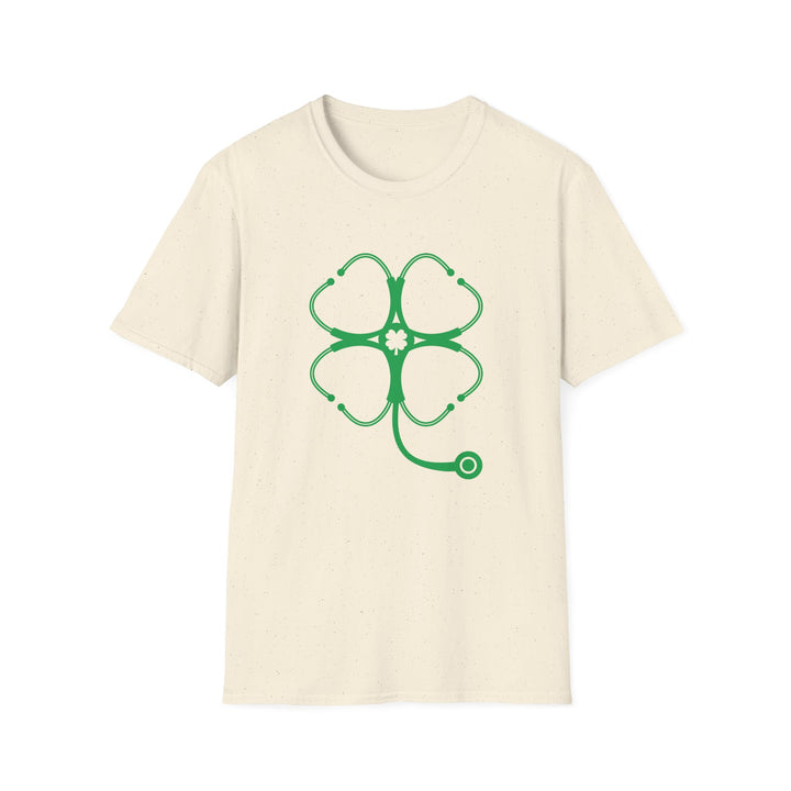 Stethoscope Clover T-Shirt — Nurse & Doctor Medical Shamrock Tee