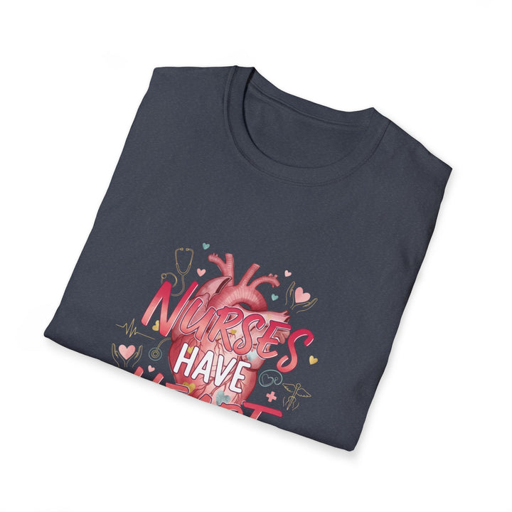Nurses Have Heart T-Shirt — Cute Anatomical Heart Nursing Tee for Nurses, Gifts & Nurse Appreciation