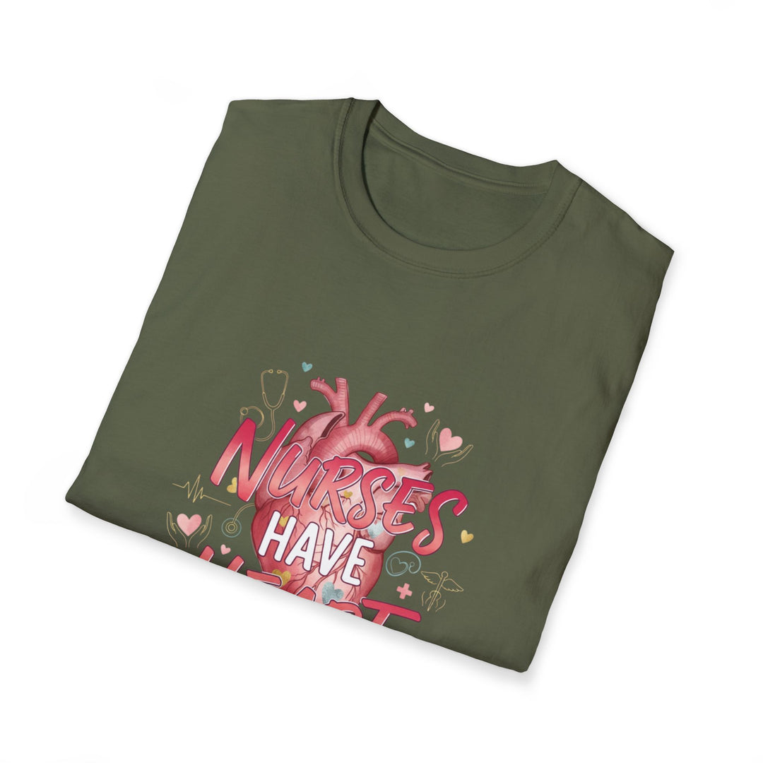Nurses Have Heart T-Shirt — Cute Anatomical Heart Nursing Tee for Nurses, Gifts & Nurse Appreciation